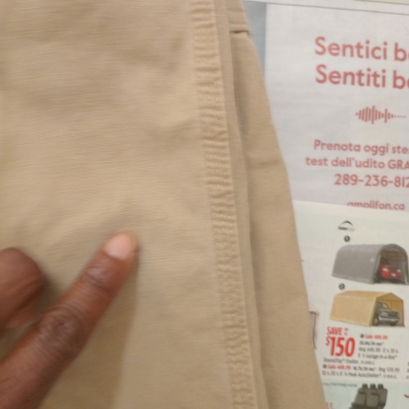 Men's Wrangler Carpenter Work Jeans 34×32 Light Brown - Picture 7 of 9